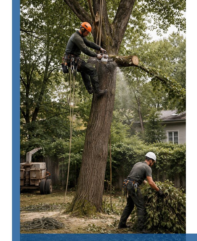 Кронирование деревьев в Королёве, безопасная высотная обрезка
