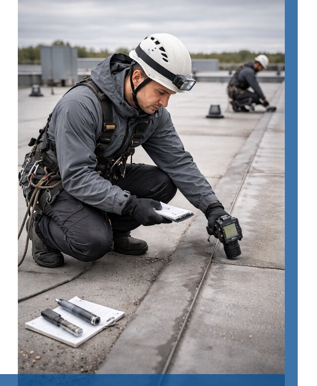 Обследование кровли на протечки в Королёве от 4679 р. | ВЫСОТНИК-Кор